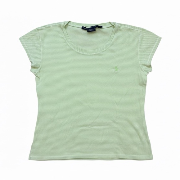 3/$15 Ralph Lauren Light Green Short Sleeve Tee - Picture 1 of 2
